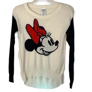 Disney Minnie Mouse sweater crew neck size small